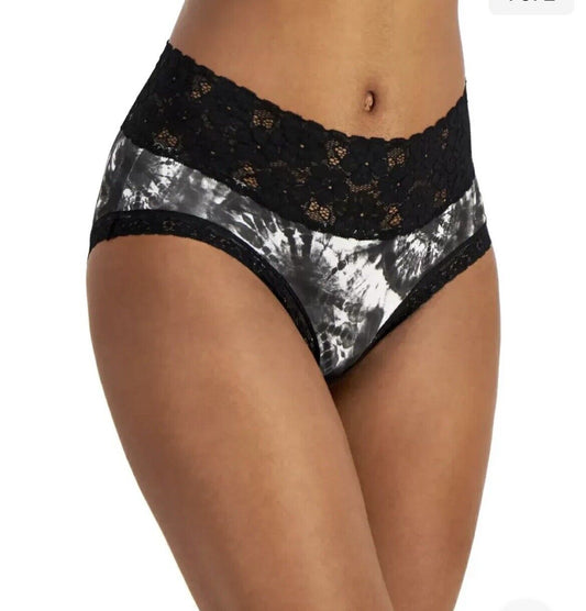 Jenni Women's Lace-Trim Hipster Panty, Underwear Black Pinwheel Tiedye