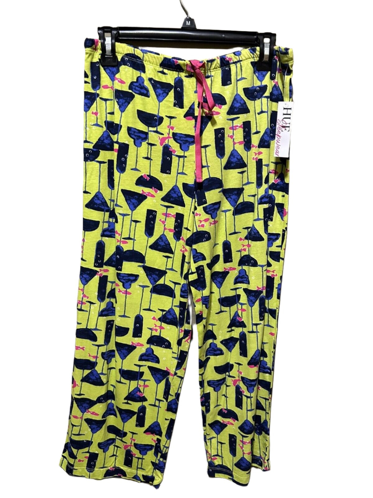 HUE women’s Printed Knit Capri Pajama Sleep Pants