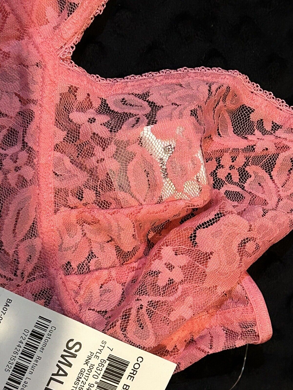 I.N.C. INTERNATIONAL CONCEPTS Women's Lace Bralette Lingerie Pink Gemstone