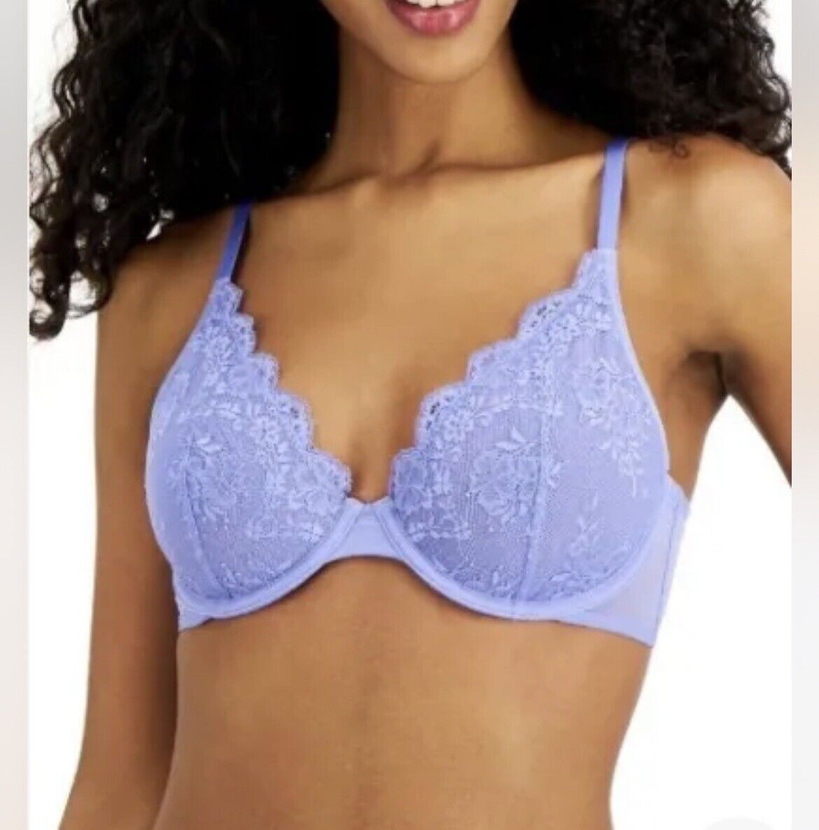 Inc International Concepts Apex Lace Bra Lolite Blue