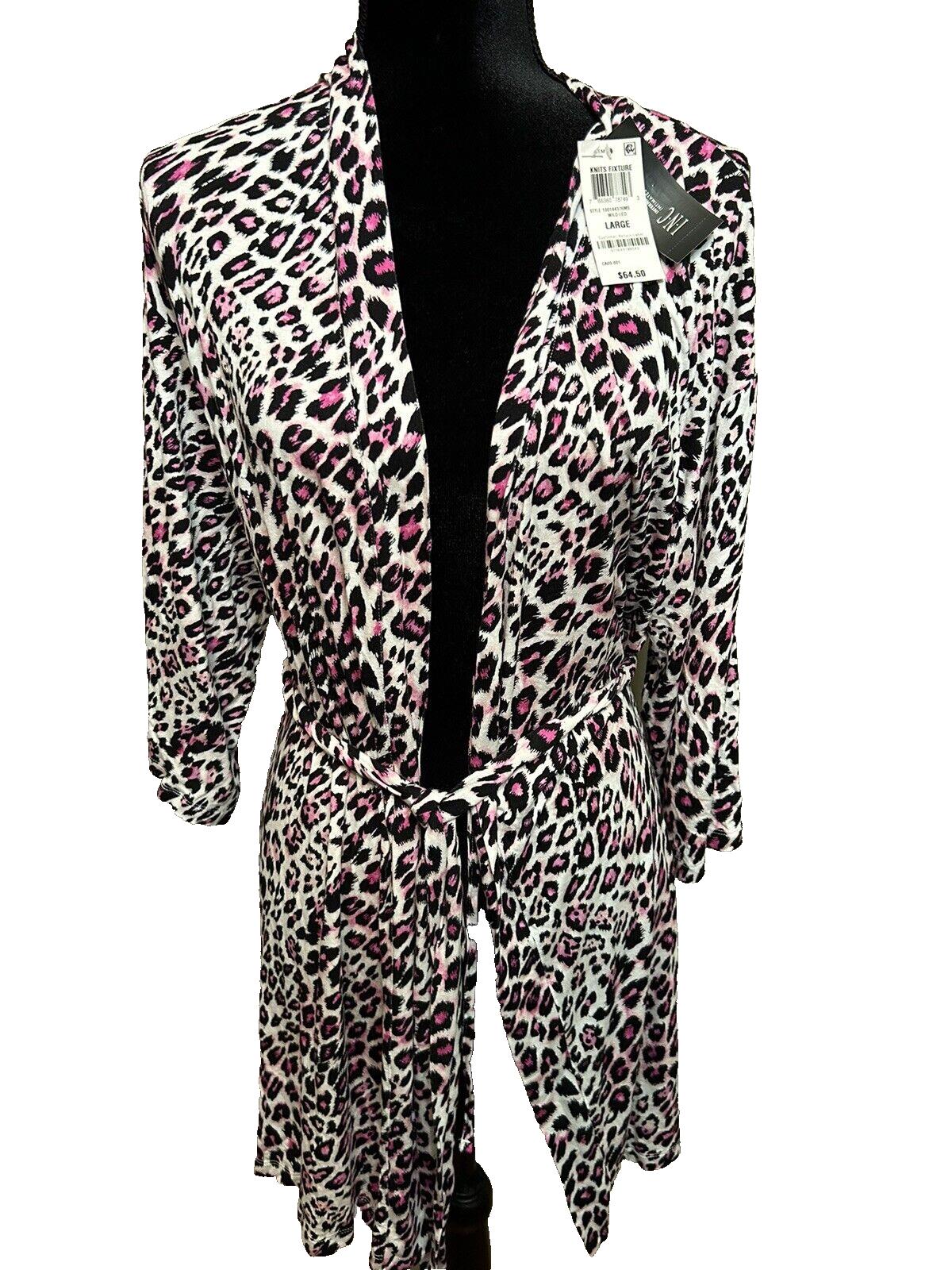 INC Animal Print Women’s Wild Leopard Robe