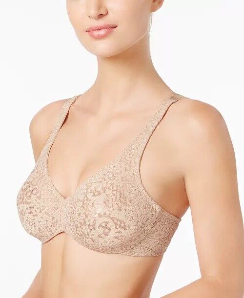 Bali Lift Beauty Lift Underwire Bra Nude Lace