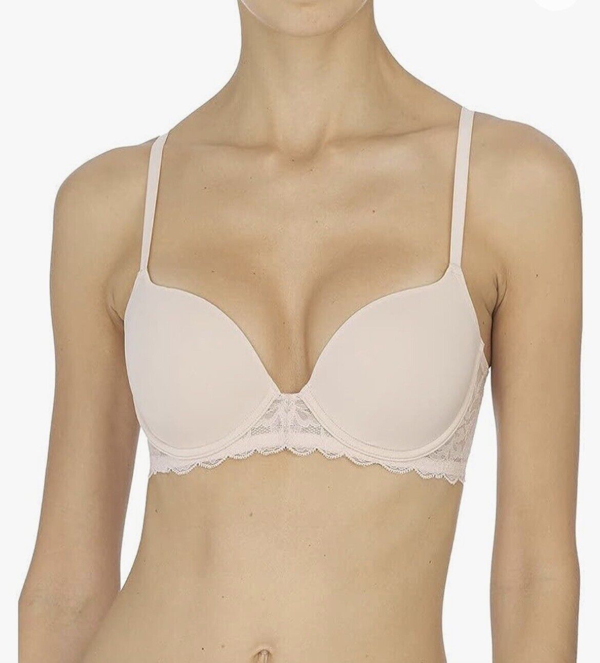 Natori Women’s Flora Contour Underwire Bra, Cameo Rose Tan