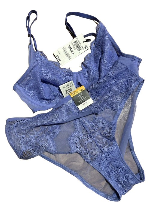 INC Lace Panty & Bralette 2 Piece Set Lolite