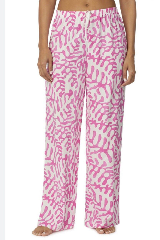 Women’s Refinery29 Pajama Lounge Pants Pink/White