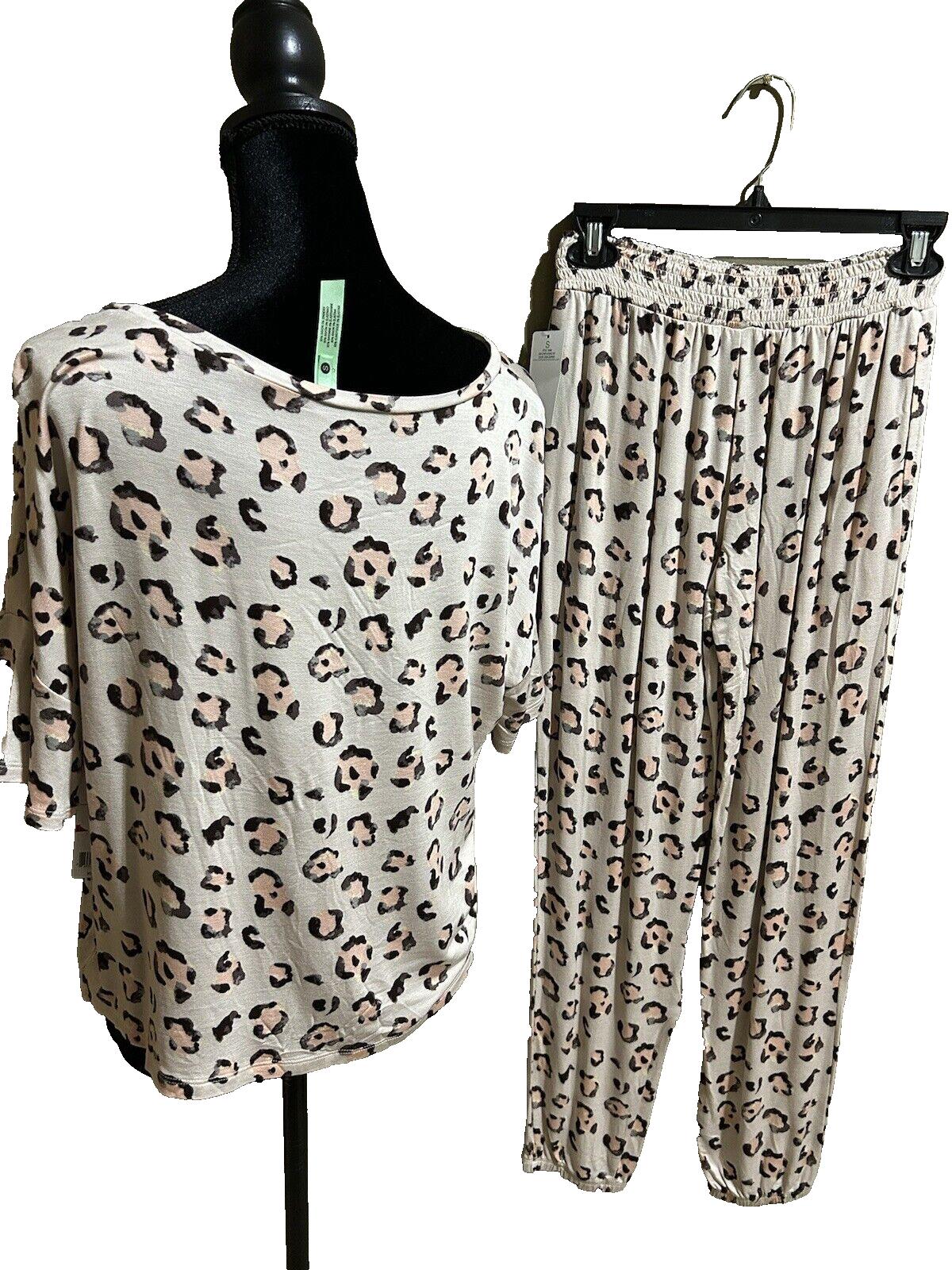 Honeydew Women’s Two Piece Calm Leopard Sun Lover Lounge Pajama Set