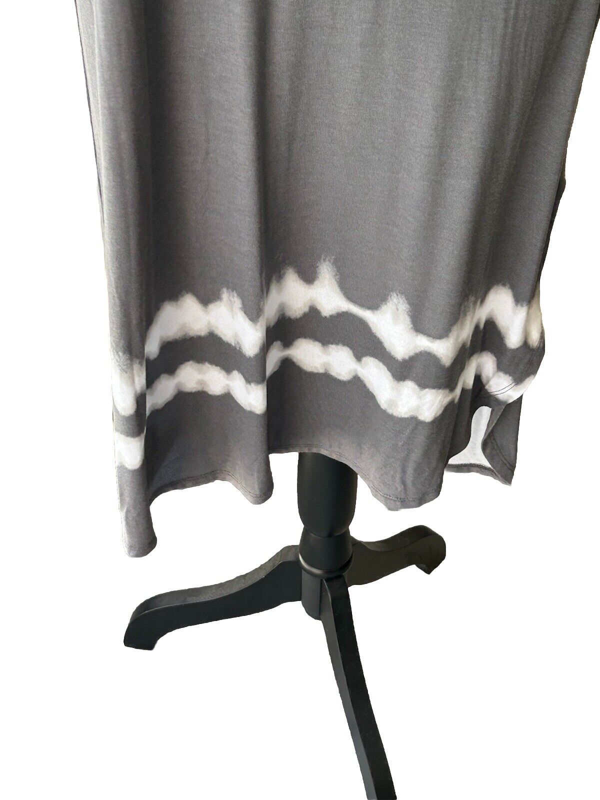 Alfani Women’s Tie Dye Stripes Night Gown Lounge Wear Grey