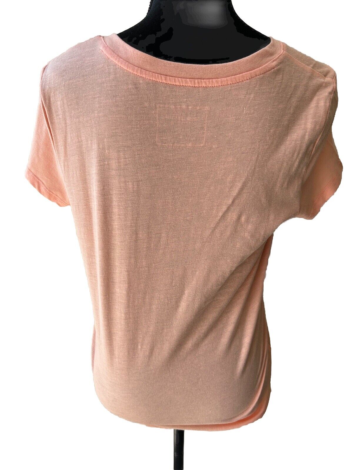 Charter Club Women’s Peach Cotton Everyday Comfort V-Neck Pajama T-Shirt