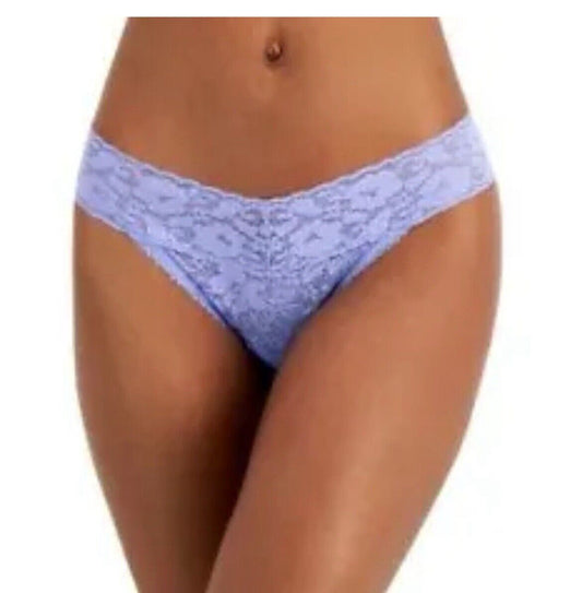 Inc International Concepts Women’s Lace Thong Underwear Lingerie Lolite Blue