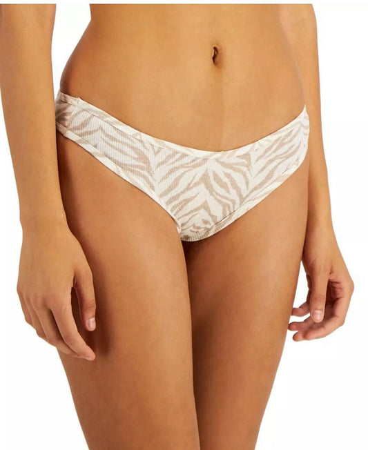 Jenni Women’s Ribbed Thong Panties Underwear Tiger Small