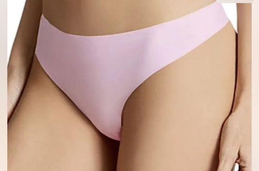 CALVIN KLEIN Invisibles Pale Orchid Pink Thong Panty Underwear Small