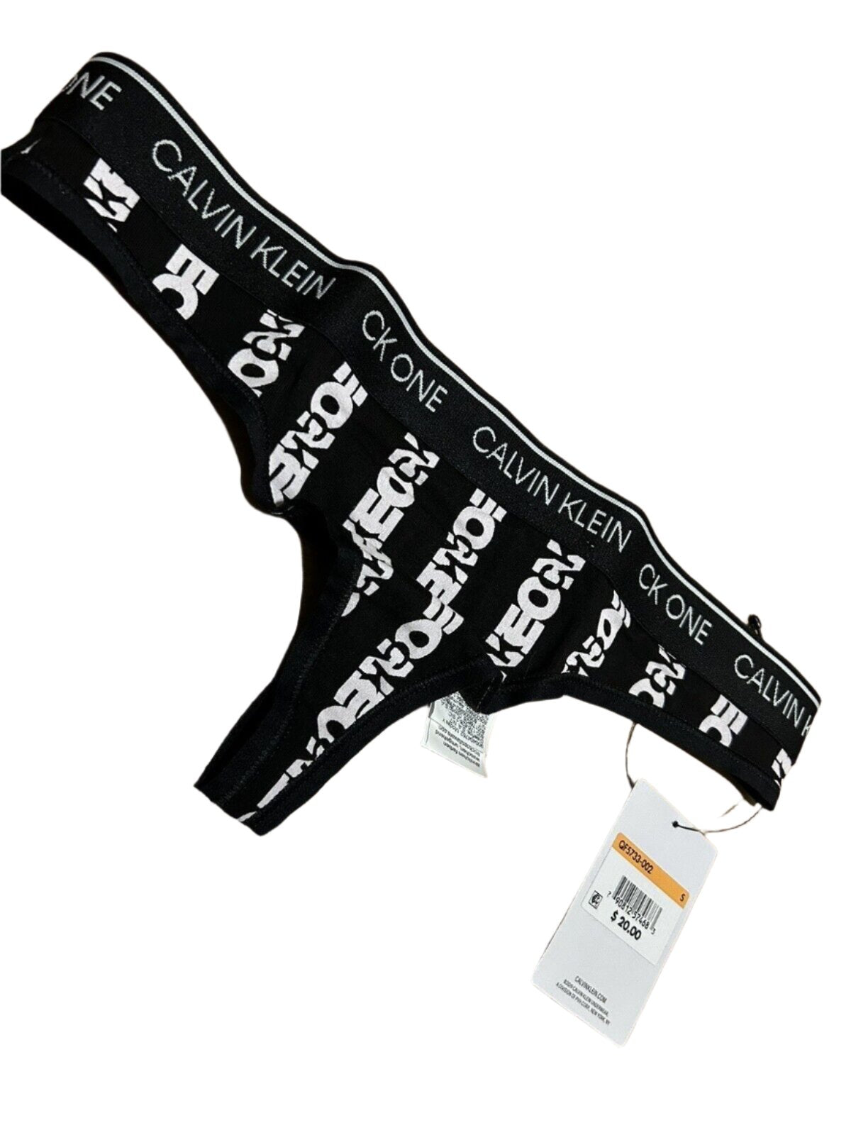 Calvin Klein CK One Cotton Thong Underwear Panty