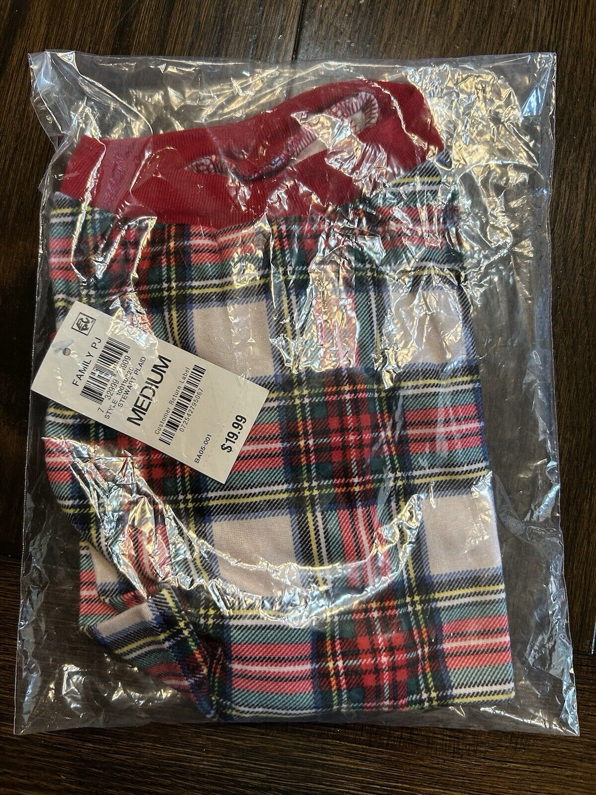 Holiday Christmas PJs Stewart Plaid Brinkley Pet Pajama Set