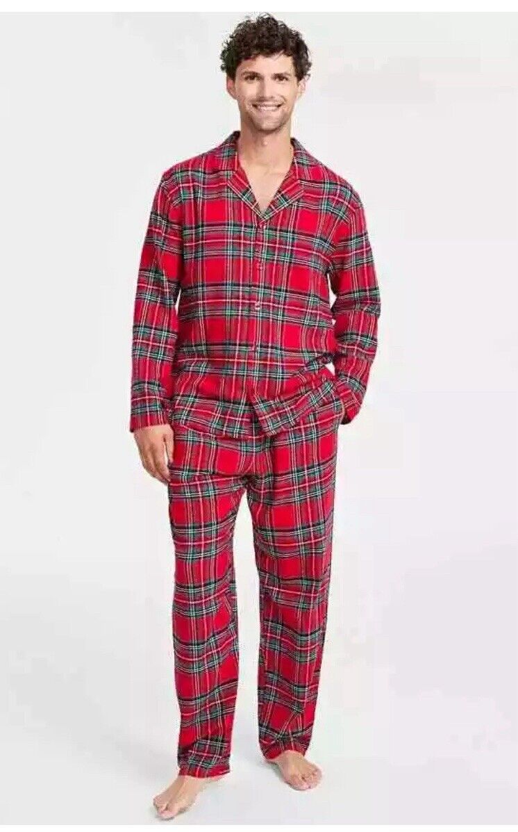 Men’s Brinkley 2 Piece Plaid Christmas Pajama Set