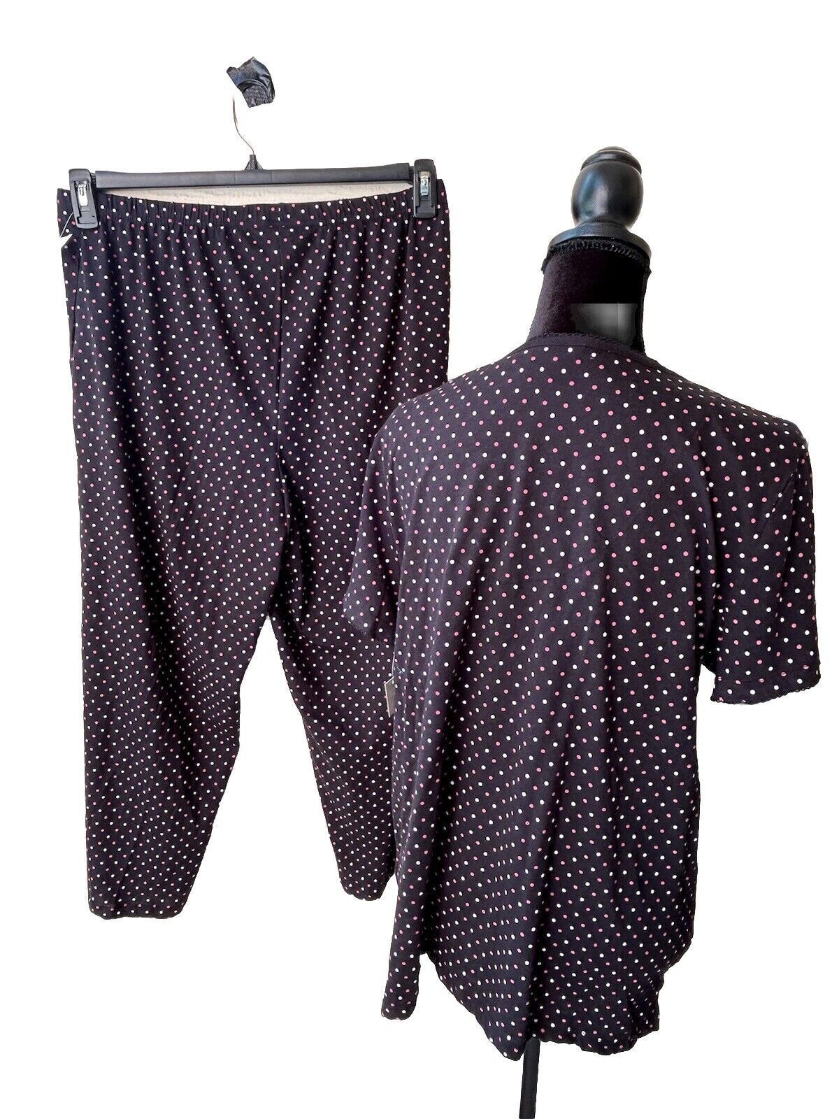 Charter Club Women’s Two Piece Pok A Dot Pajama Set