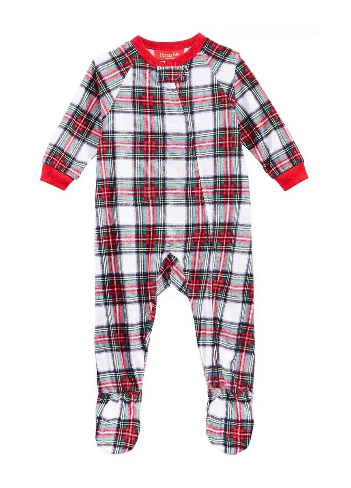 Baby Stewart Plaid Footie Pajamas