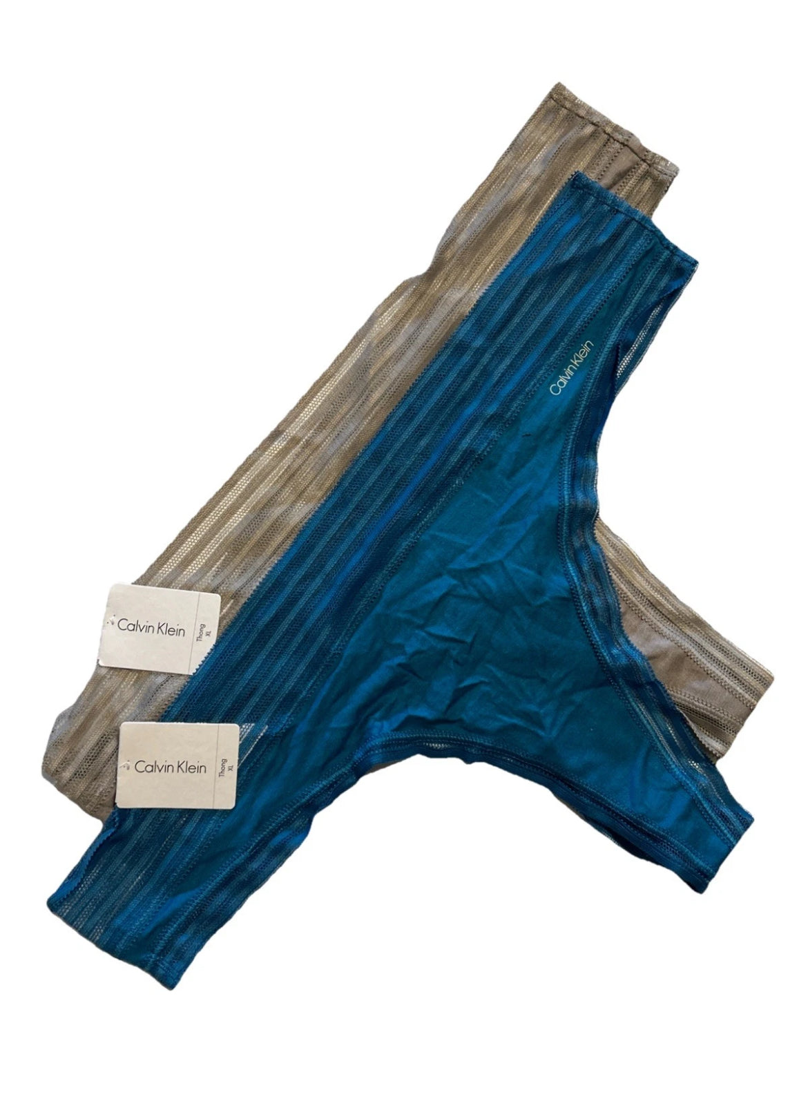 Calvin Klein Ultra-Soft Women’s 2 Piece Modal Thong Set X Large