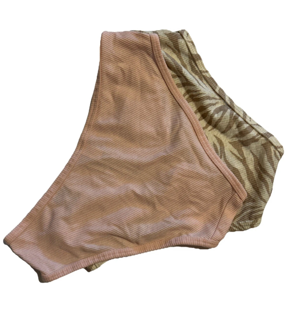 Jenni Women’s Ribbed Hipster Underwear (2 Pair) Tiger & Peachskin
