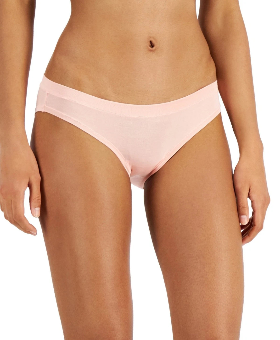 Alfani 100% Cotton Women's Ultra Soft Bikini Peach Underwear Panties