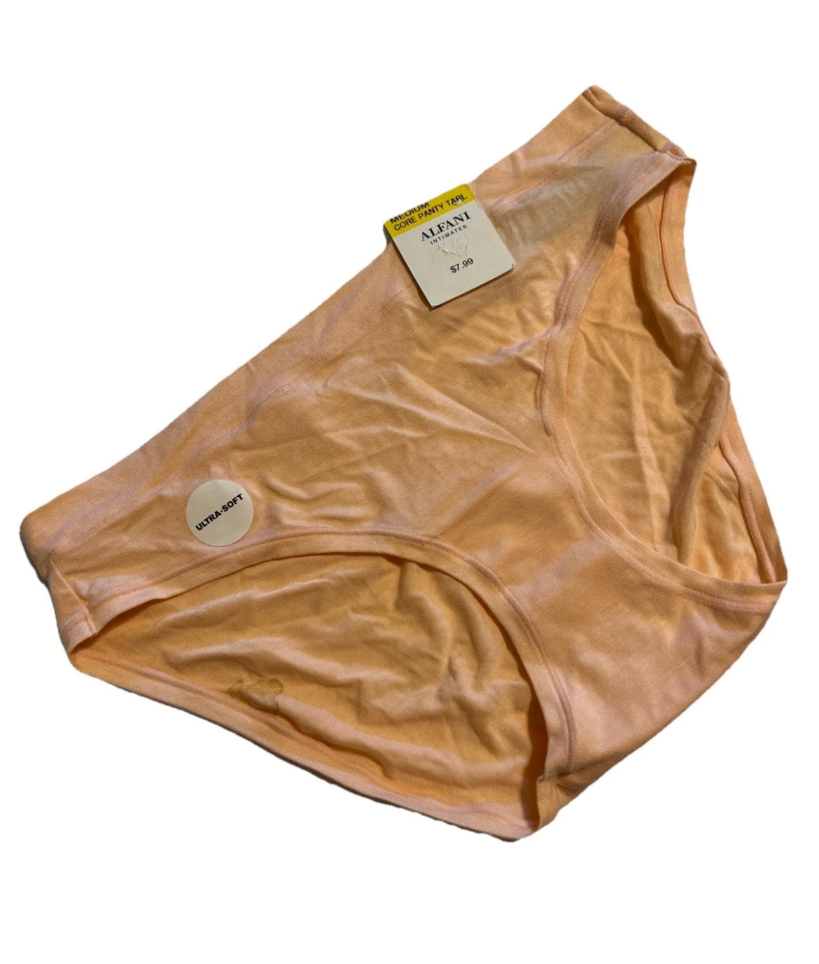 Alfani 100% Cotton Women's Ultra Soft Bikini Peach Underwear Panties