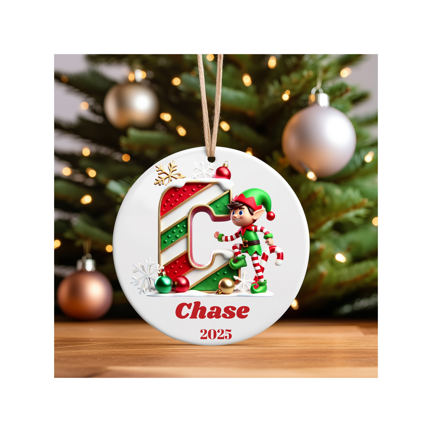 Elf Ornament